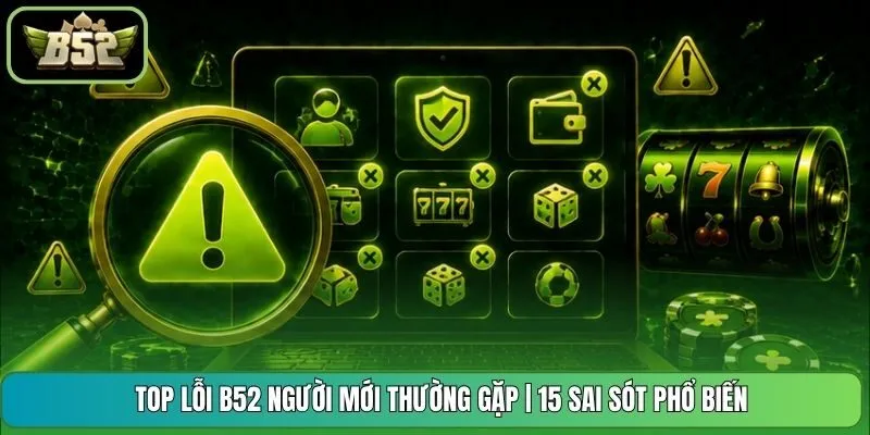 Top Lỗi B52 Người Mới Thường Gặp | 15 Sai Sót Phổ Biến